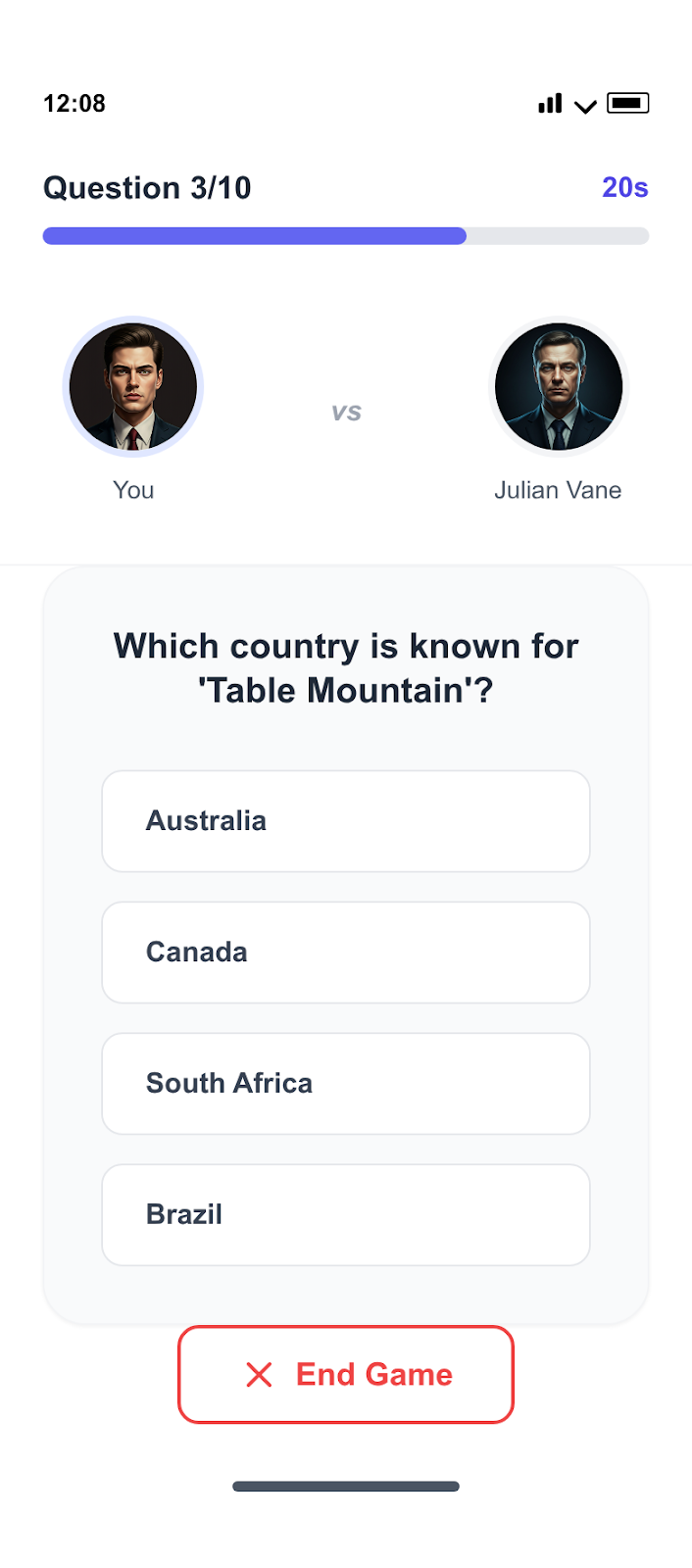 MindsBrawl battle screen